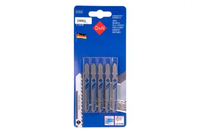 Plátky do přímočaré pilky 5ks 50mm/1mm, HSS, 31012, Levior 24061 (L24061)