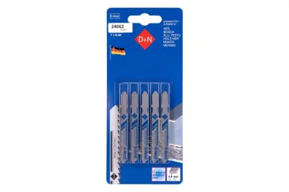 Plátky do přímočaré pilky 5ks 50mm/1mm, HSS, 31020, Levior 24062 (L24062)