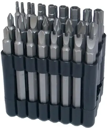 bity 1/4" speciální, délka 75 mm, sada 32 dílů (BGS100762)
