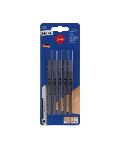Plátky do přímočaré pilky 5ks 85mm/1,45mm, HCS, 32740, Levior 24074 (L24074)