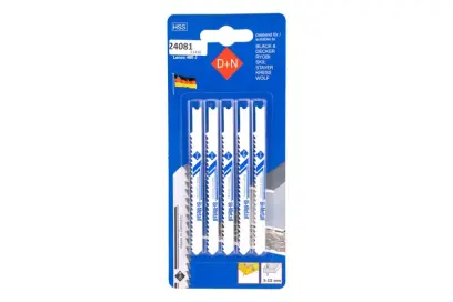 Plátky do přímočaré pilky B&D 5ks 75mm/1mm, HSS, 11030, Levior 24081 (L24081)