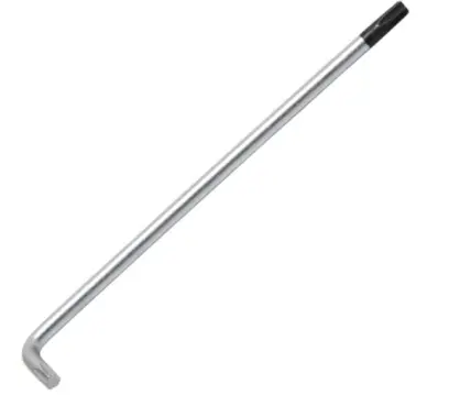 Zástrčný klíč T-profil T25 BGS100794-T25 velmi dlouhý (pro Torx) s otvorem/bez otvoru (BGS100794-T25)