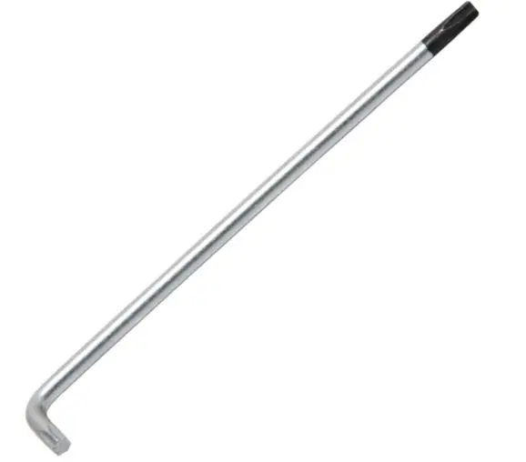 Zástrčný klíč T-profil T30 BGS100794-T30 velmi dlouhý (pro Torx) s otvorem/bez otvoru (BGS100794-T30)