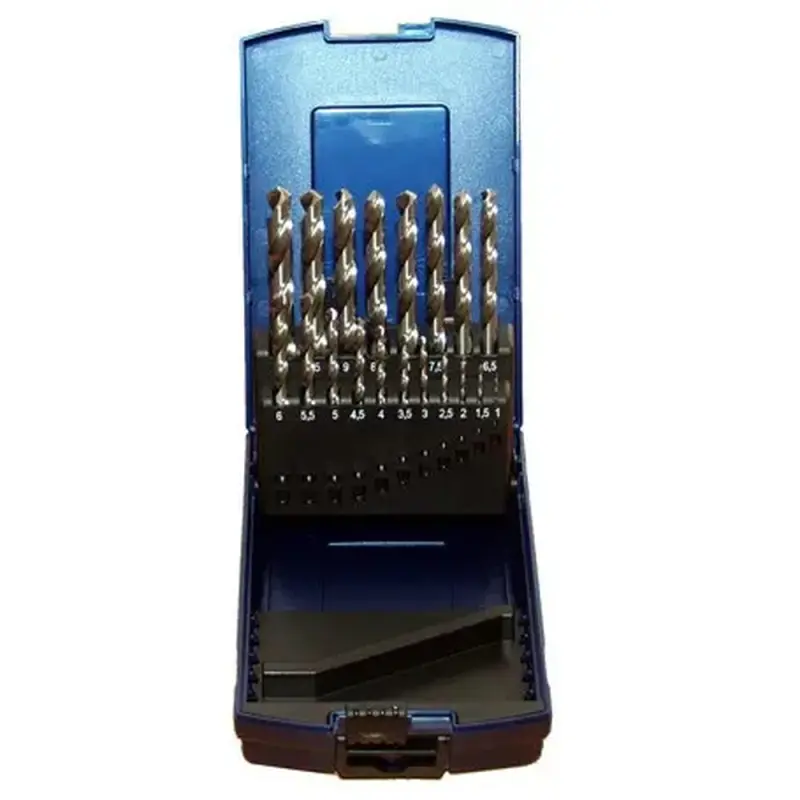 Sada spirálových vrtáků RATIOLINE pr. 1-10 mm dle DIN 338. HSS-Co (19 ks) (DAT333857519)