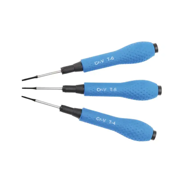 Šroubováky pro elektroniku Kraftmann (Torx) T4 ÷ T6. (Sada 3 dílů). BGS 803  (BGS100803)