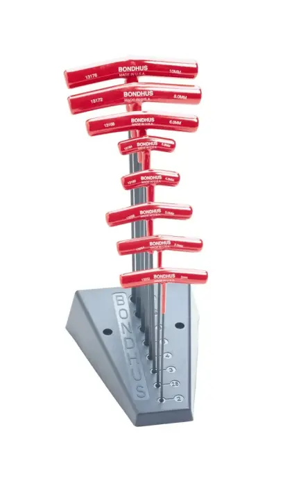 Sada T - klíčů 2 - 10 mm  BTX 80M/S metric + stojan (8 dílů) (DATBON13189)