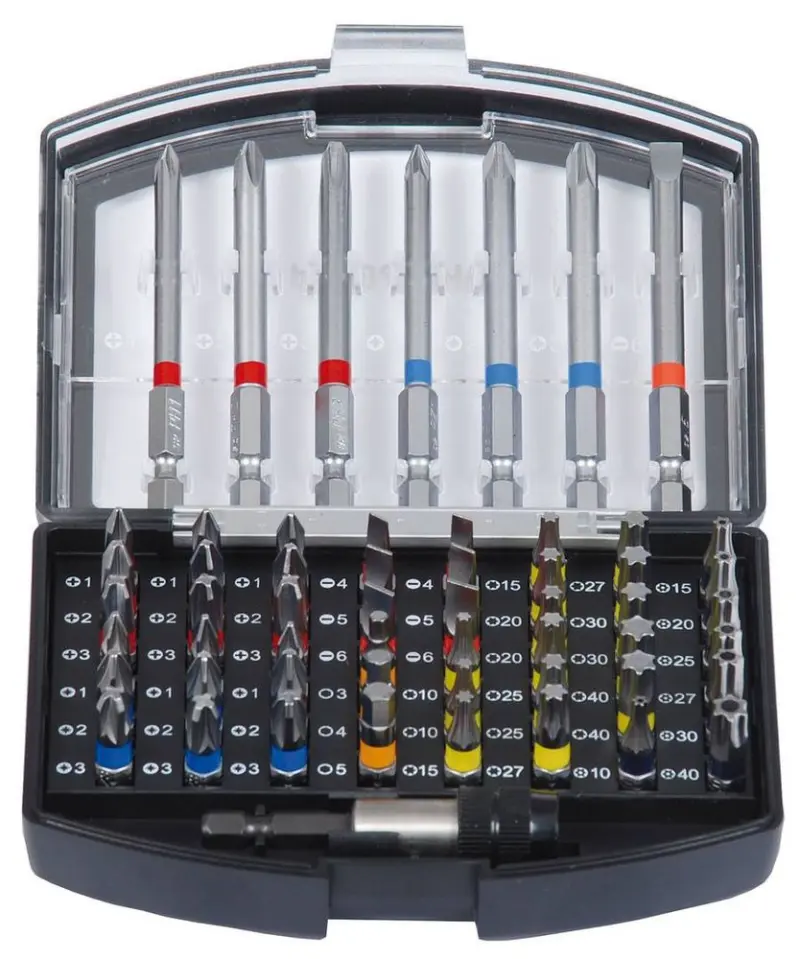 Sada bitů Projahn Color-Bit-Box 1/4". 56 dílů (DATPJ4094)