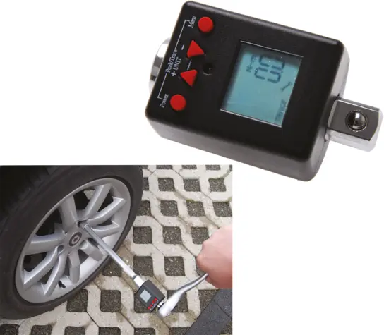 Momentový adaptér 40 ÷ 200 Nm pro ráčnu 1/2" BGS100977. Digitální (BGS100977)