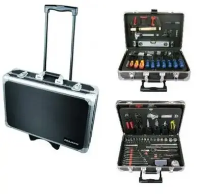 Kufr nářaďový 1/4"+1/2" PROJAHN TROLLEY 130 dílů (DATPJ4963-01)