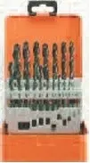Vrták HSS-R 1 - 10 mm DIN 338. Sada Projahn BASIC 19 ks (DATPJ60003)