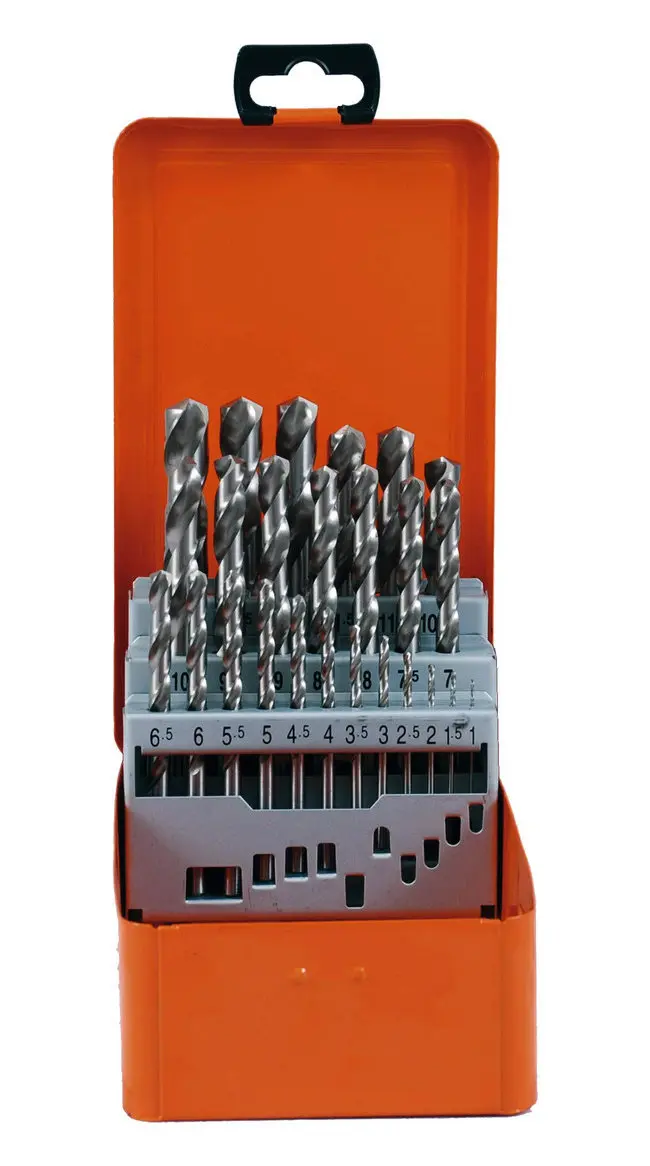 Projahn 60003 Vrták HSS-R 1 - 10 mm DIN 338. Sada BASIC 19 ks (DATPJ60003)