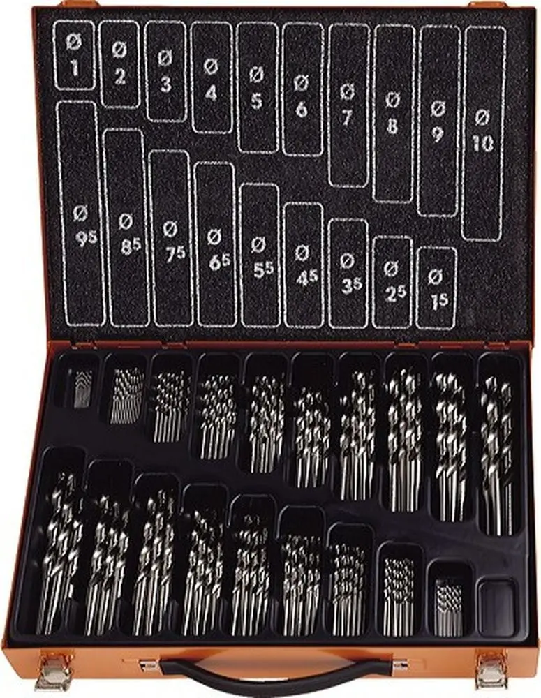 Vrták HSS-G 1 - 10 mm DIN 338. Sada Projahn ECO 170 ks (DATPJ60615)