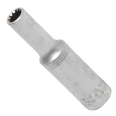 Nástrčná hlavice 1/4" 5 mm, prodloužená - Gear Lock. BGS 1015 (BGS1010155)