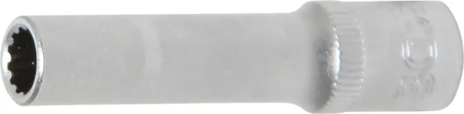 Nástrčná hlavice 1/4" 6 mm, prodloužená - Gear Lock. BGS 1015 (BGS1010156)