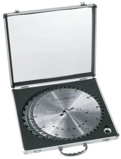 Sada pilových kotoučů (3ks) 250 mm, v hliníkovém kufru (BER171651)