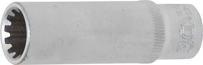 Nástrčná hlavice 1/4" 10 mm, prodloužená - Gear Lock. BGS 1016 (BGS1010160)