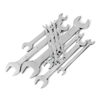 10 ks. Sada metrických klíčů s dvojitým otevřeným (SATAST08010)