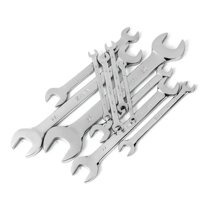 10 ks. Sada metrických klíčů s dvojitým otevřeným (SATAST08010)