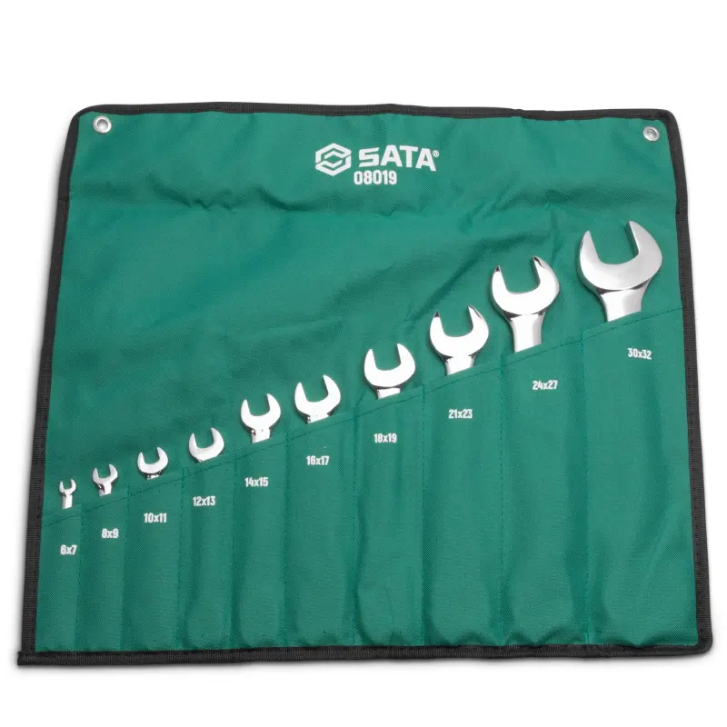 10 ks. Sada metrických klíčů s dvojitým koncem - 6 (SATAST08019-02)