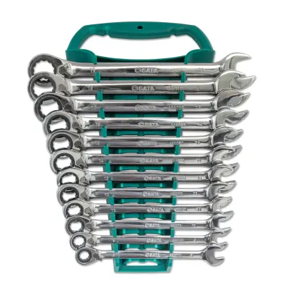 12 ks. Sada metrických ráčnových klíčů - 8, 9, 10, (SATAST08044)