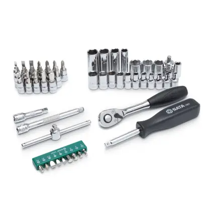 52 ks. Sada šestihrotých metrických nástrčných hla (SATAST09002SJ)