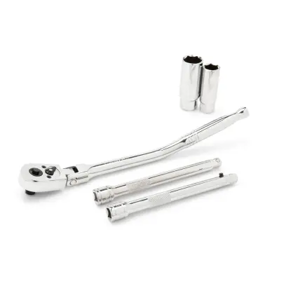 5 ks. Sada metrických nástrčných hlavic na zapalov (SATAST09003SJ)