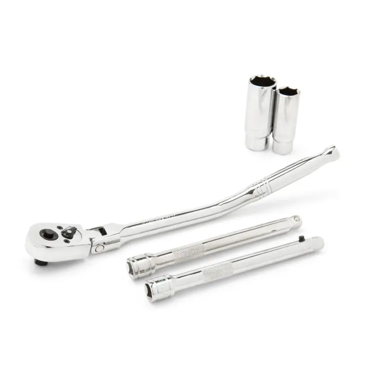 5 ks. Sada metrických nástrčných hlavic na zapalov (SATAST09003SJ)