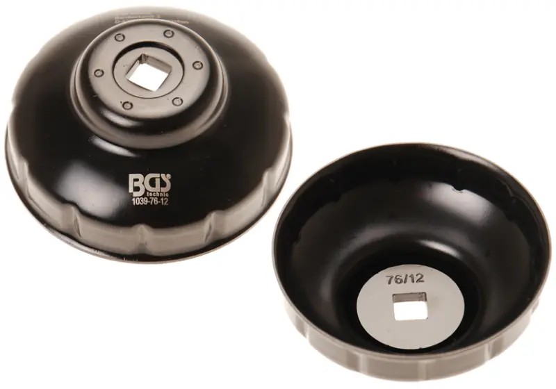 Klíč na olejové filtry průměr 76 mm, 12 drážek BGS101039-76-12 (Fiat, Mercedes-Benz, Renault) (BGS101039-76-12)