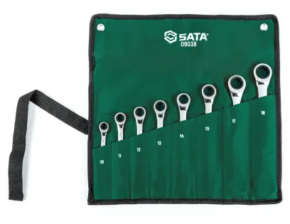 8 ks. Sada metrických očkoplochých klíčů - 10, 11, (SATAST09038SJ)