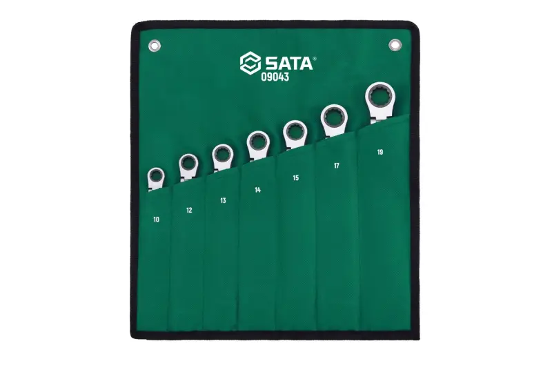 7 ks Sada metrických klíčů s ohebnou hlavou s aret (SATAST09043SJ)