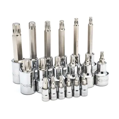 18 ks. Sada nástrčných hlavic 1/4" a 1/2" s pohone (SATAST09052SJ)