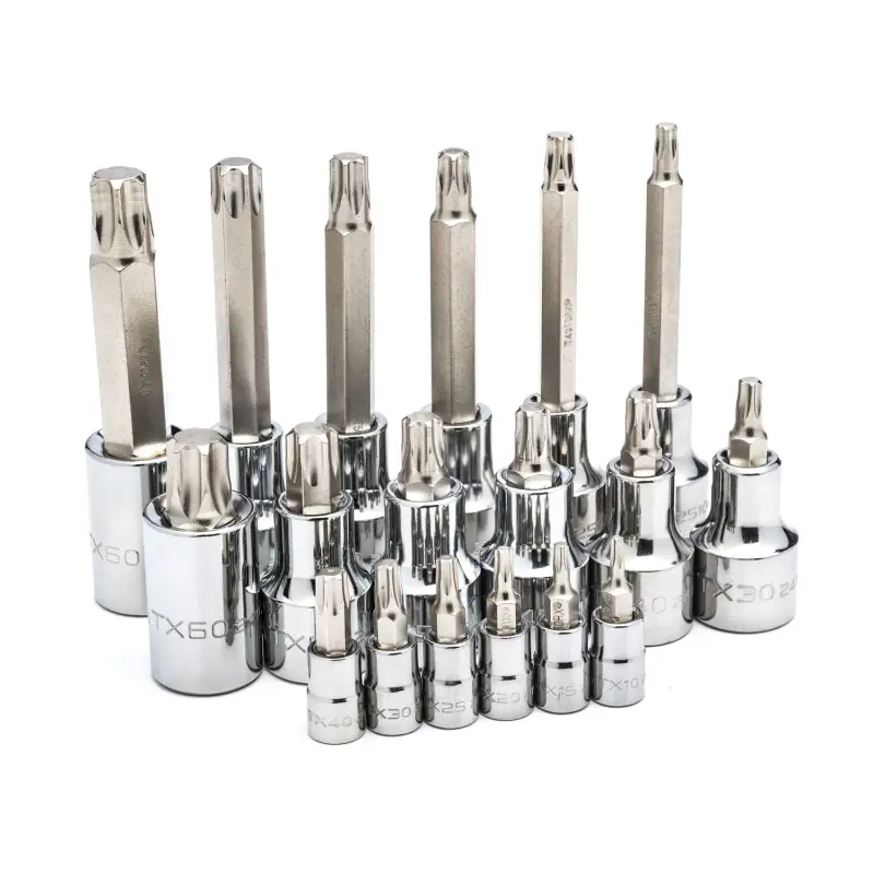 18 ks. Sada nástrčných hlavic 1/4" a 1/2" s pohone (SATAST09052SJ)