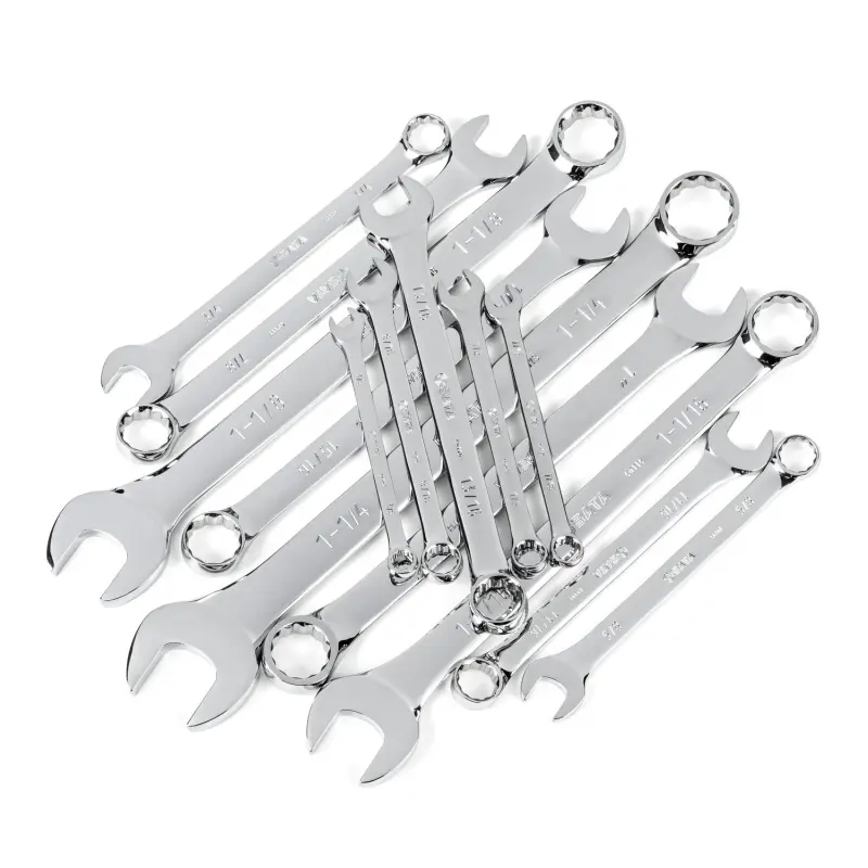 14 ks. Sada kombinovaných klíčů SAE - 3/8, 7/16, 1 (SATAST09069SJ)