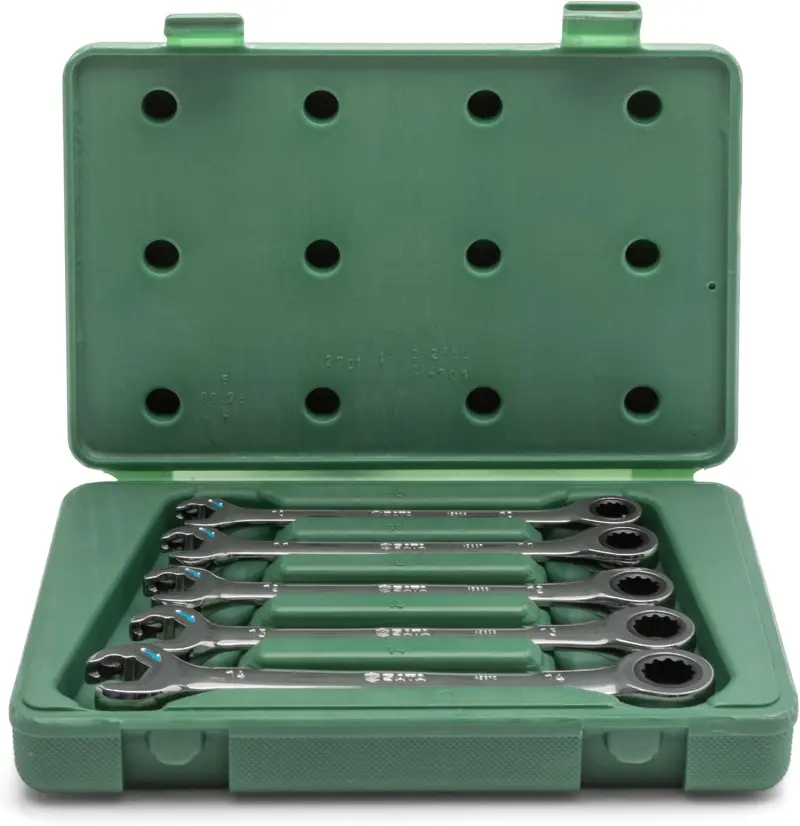 Očkoploché ráčnové klíče 10 ÷ 14 mm v kazetě SATA Tools ST09078SJ - 5 ks (SATAST09078SJ)