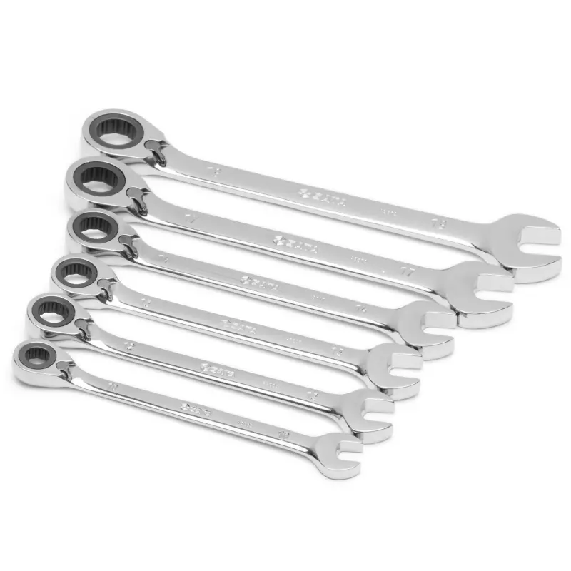 6 ks. Sada metrických ráčnových klíčů - 10, 12, 13 (SATAST09080SJ)