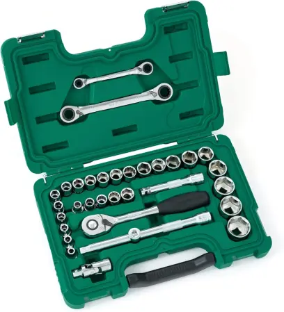 33 ks. Sada nástrčných klíčů 1/2" Drive 6 Point Me (SATAST09099)
