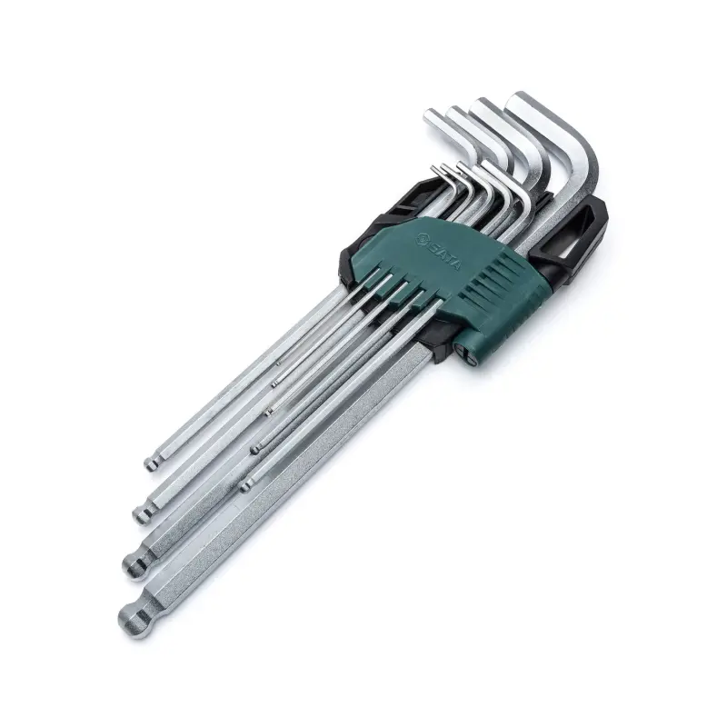 9 ks. Sada metrických šestihranných klíčů s extra (SATAST09101ASJ)