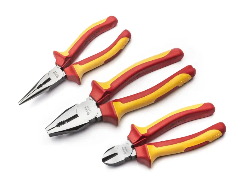 3 ks. Sada izolovaných kleští VDE (SATAST09261SJ)