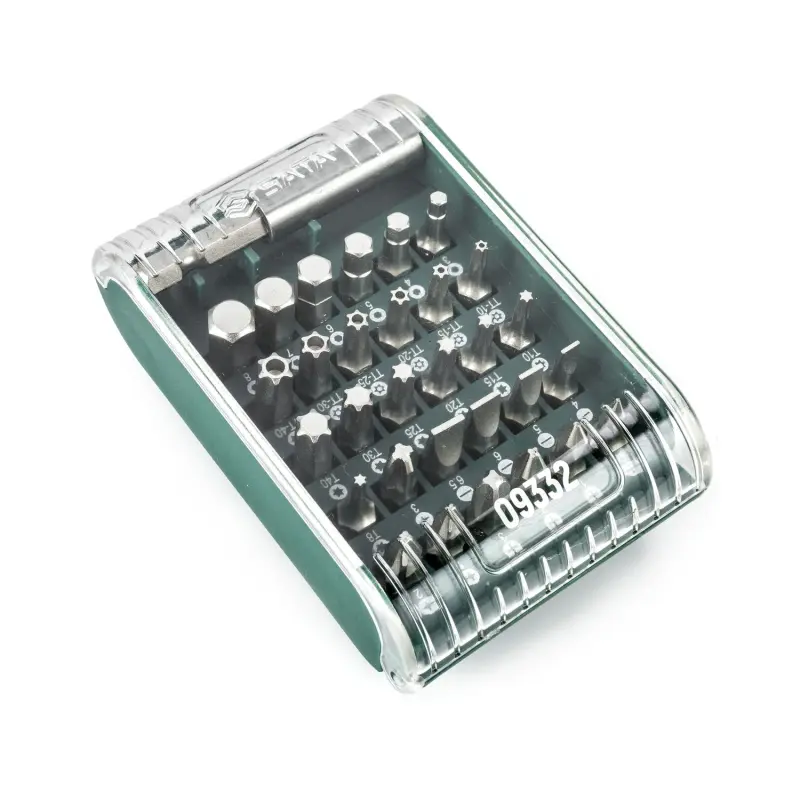 31 ks. Sada bitů s pohonem 1/4" a magnetickým držá (SATAST09332SJ)