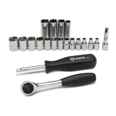 20 ks. Sada šestihrotých metrických nástrčných hla (SATAST09522)