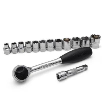 14 ks. Sada metrických nástrčných hlavic s pohonem (SATAST09523)