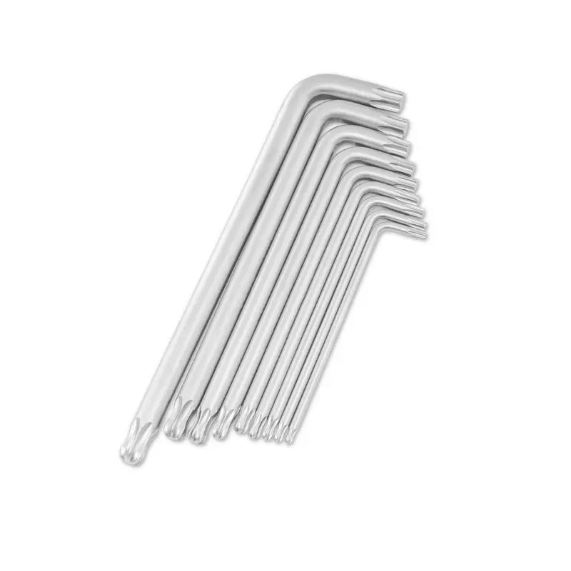 9 ks. Sada klíčů Torx s dlouhým kulovým hrotem pro (SATAST09715)