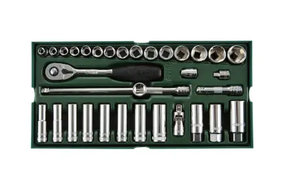 Gola sada 3/8" 8 ÷ 24 mm SATA Tools- 33 dílů  (SATAST09902SJ)