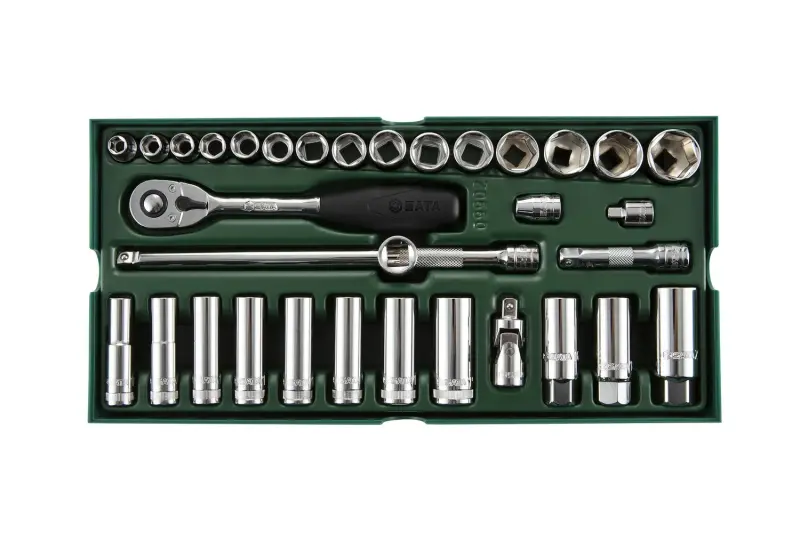 Gola sada 3/8" 8 ÷ 24 mm SATA Tools- 33 dílů  (SATAST09902SJ)
