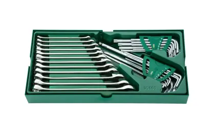 Očkoploché a zástrčné klíče SATA Tools - 30 dílů (SATAST09906)