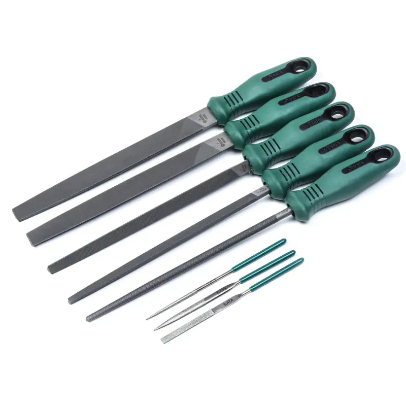 Pilníky SATA Tools ST09910 - 8 ks v plastovém pouzdru (SATAST09910)