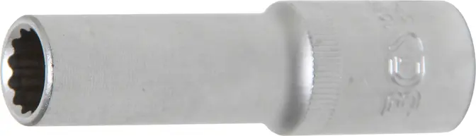 Nástrčná hlavice 1/2" 12 mm BGS1010662, 12hranná, prodloužená (BGS1010662)