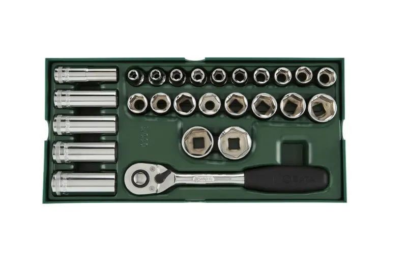 Gola sada 1/2" 8 ÷ 32 mm v zásobníku SATA Tools - 26 dílů (SATAST09915SJ)