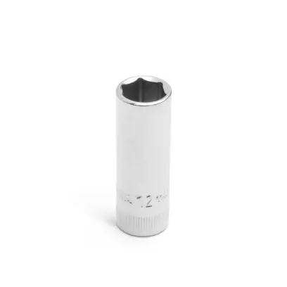 1/4" Drive 6 Point Deep Socket 12mm (SATAST11409SC)
