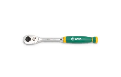 Rychloupínací chromová ráčna s komfortní rukojetí 3/8" Drive 72T (SATAST12971G)